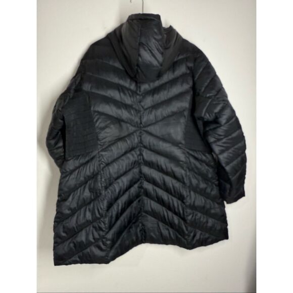 Lane Bryant Black Puffer Packable Coat  Women’s Plus Size 26/28 - Picture 5 of 11